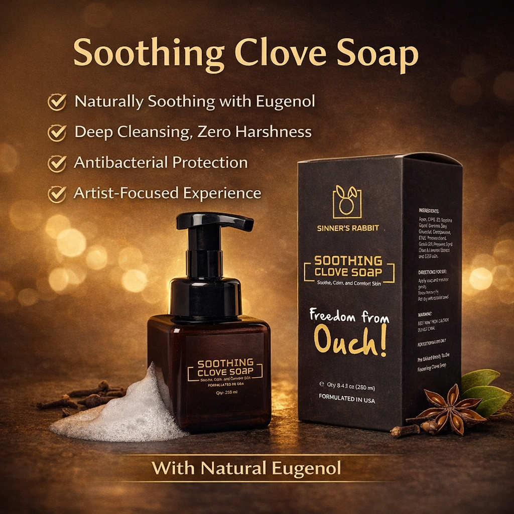 Clove Soap Eugenol Naturally Soothe and Protect - Foaming Pump Bottle