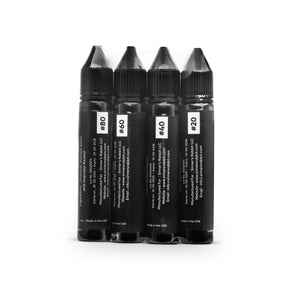 #20 – Light Smoke: Perfect for soft transitions, backgrounds, and smooth tonal blending.
#40 – Medium Light: Ideal for mid-range tones and natural skin gradients.
#60 – Medium Dark: For rich shadows and solid mid-depth contrasts.
#80 – Deep Shade: Powerful saturation for dark tones and bold definition.