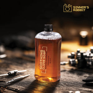 Bottle of Ready to Use Soothing Clove Soap in 1L from front side