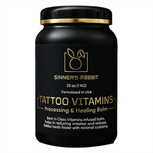 Sinners Rabbit Healing and Processing tattoo vitamins 35oz