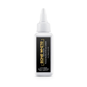 Bottle of Bone White Tattoo Ink in 2oz by Sinner's Rabbit