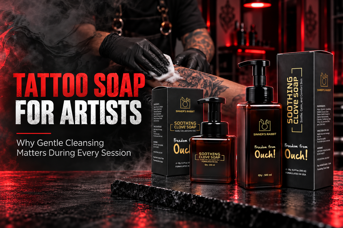Tattoo Soap for Artists: Why Gentle Cleansing Matters During Every Session