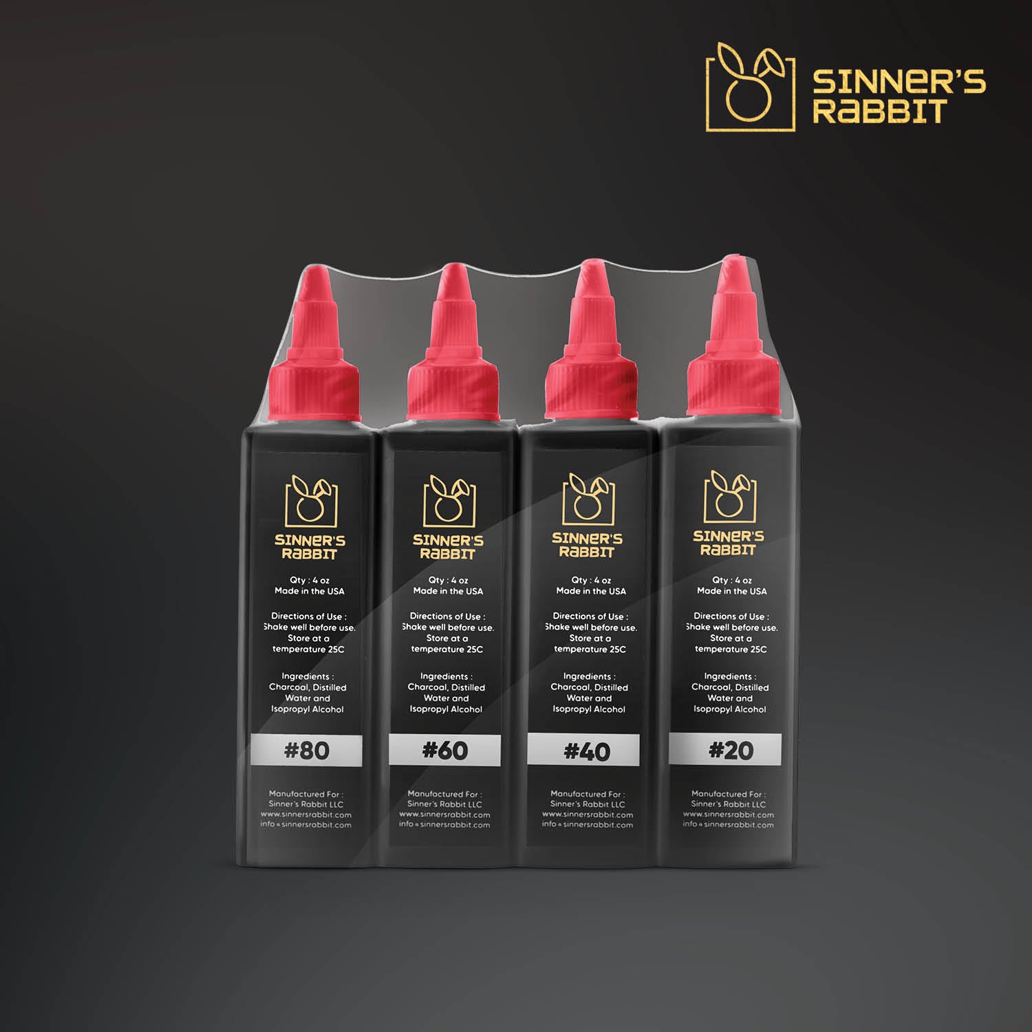 #20 – Light Smoke: Perfect for soft transitions, backgrounds, and smooth tonal blending.
#40 – Medium Light: Ideal for mid-range tones and natural skin gradients.
#60 – Medium Dark: For rich shadows and solid mid-depth contrasts.
#80 – Deep Shade: Powerful saturation for dark tones and bold definition.