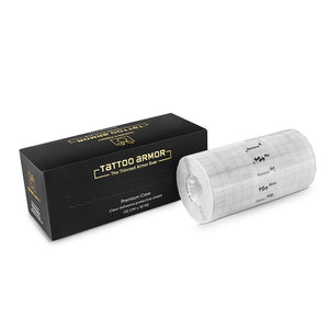 Roll of Thinnest Tattoo Armor Breathable Bandage with packaging on a white background