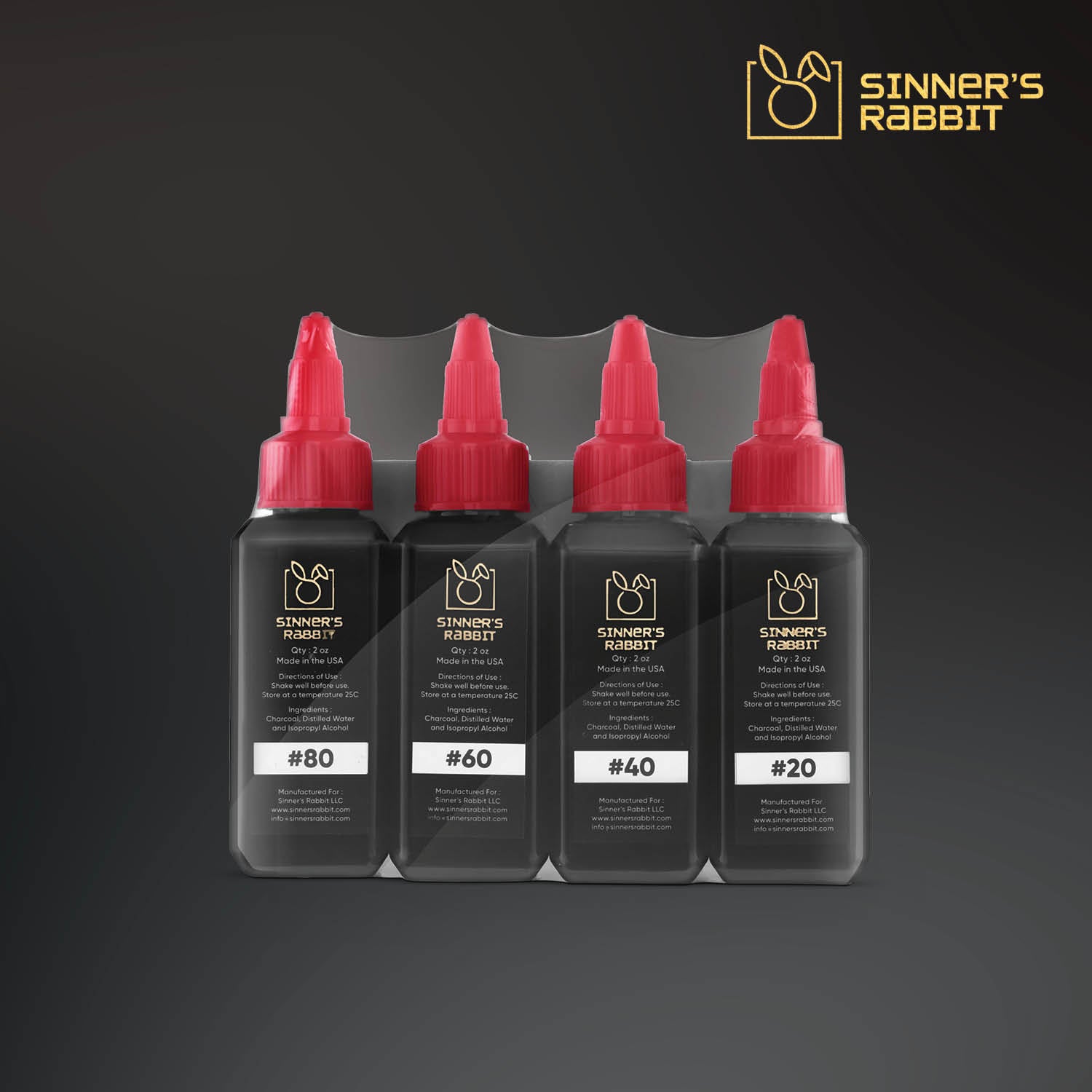 #20 – Light Smoke: Perfect for soft transitions, backgrounds, and smooth tonal blending.
#40 – Medium Light: Ideal for mid-range tones and natural skin gradients.
#60 – Medium Dark: For rich shadows and solid mid-depth contrasts.
#80 – Deep Shade: Powerful saturation for dark tones and bold definition.